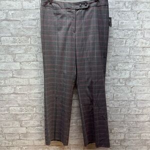Rqt Petite plaid pants women’s‎ 14P NWT great blue